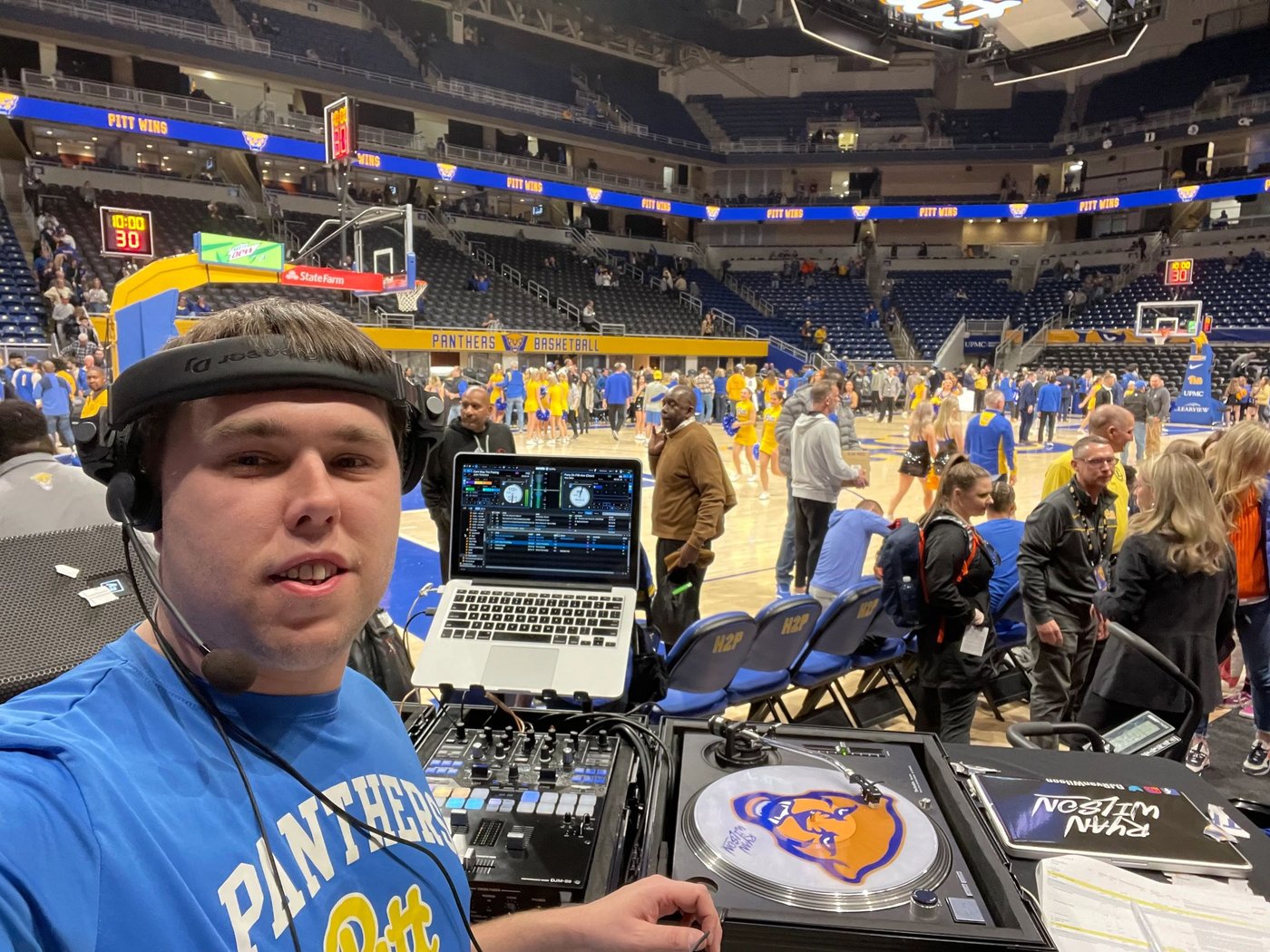 DJ Ryan Wilson — 10+ Years · In-Game DJ, Pitt Basketball